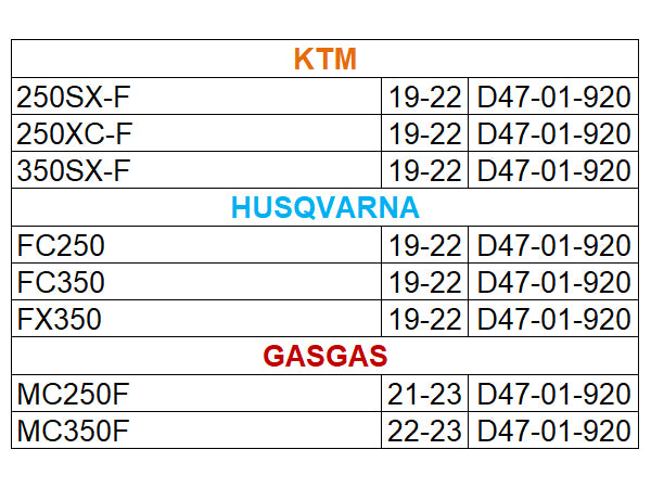 Radiator Hose Kit for KTM Husqvarna GasGas - Orange