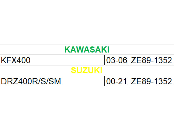 Engine Plug for Kawasaki & Suzuki - Red