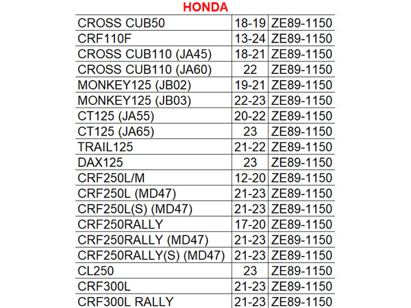 Engine Plug for Honda CRF250/300 - Red