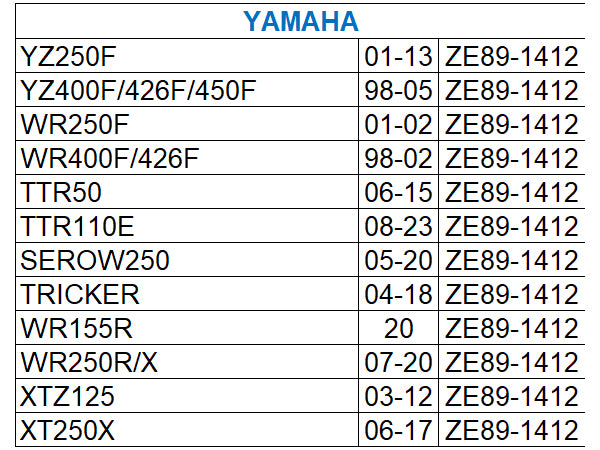 Engine Plug for Yamaha YZ/WR/TTR/SEROW/XT - Blue