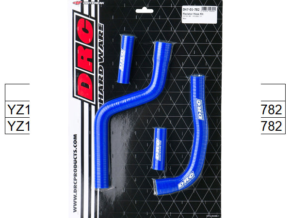 Radiator Hose Kit for Yamaha - Blue